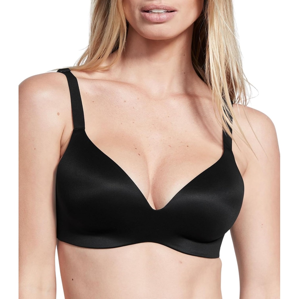 image:imageVictorias Secret Womens Infinity Flex Full Coverage Lightly Lined Wireless TShirt Bra Bras for Women 32B38DDDBlack