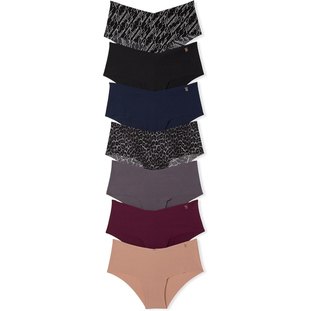 image:imageVictorias Secret Womens No Show Cheeky Underwear Minimal Coverage Panties for Women Multi Pack XSXXLNeutrals Mix