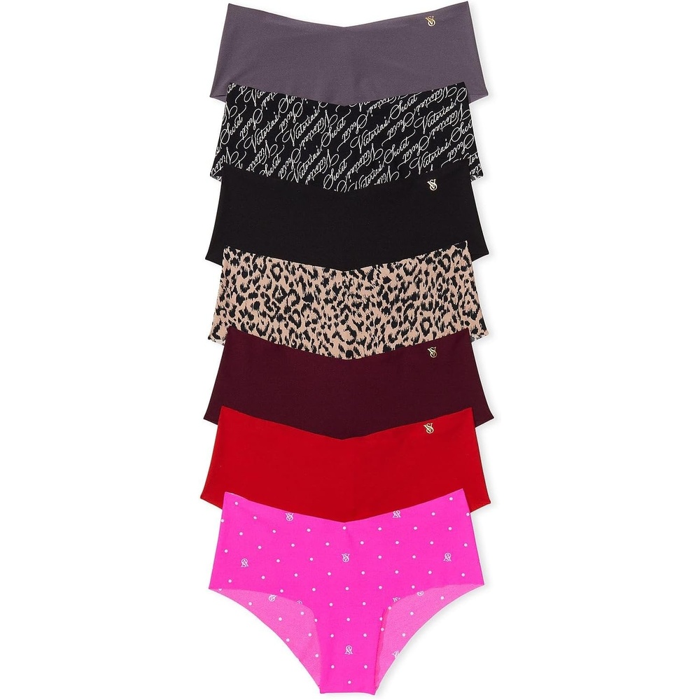 image:imageVictorias Secret Womens No Show Cheeky Underwear Minimal Coverage Panties for Women Multi Pack XSXXLNew Neutrals Mix