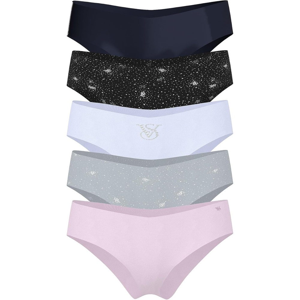 image:imageVictorias Secret Womens No Show Cheeky Underwear Minimal Coverage Panties for Women Multi Pack XSXXLPastel Mix