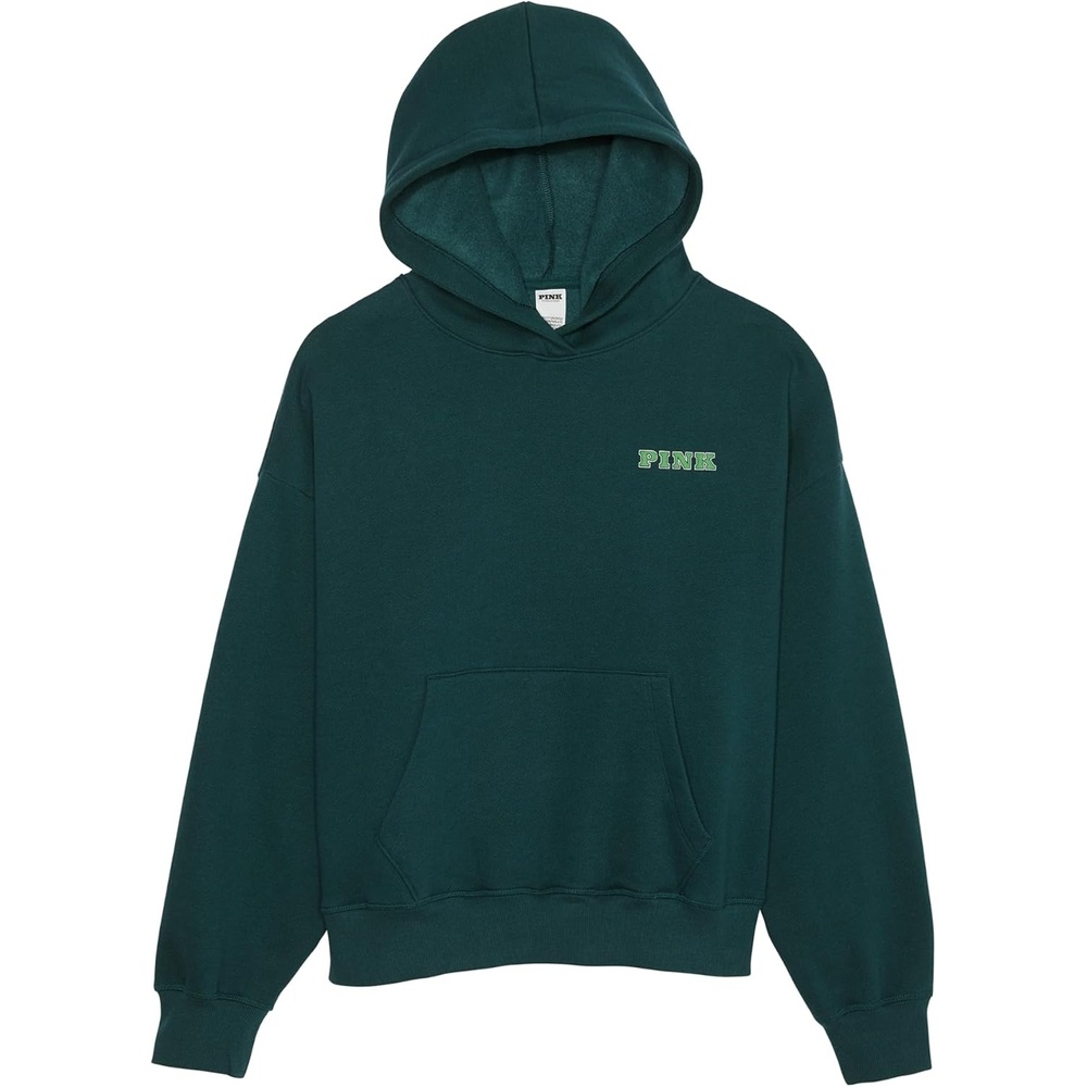 image:imageVictorias Secret Womens PINK Logo Campus Hoodie Sweatshirt XSXXLDeep Forest
