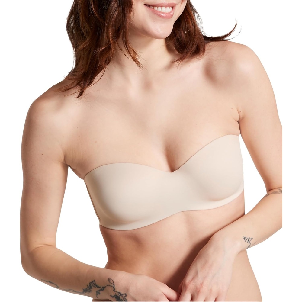 image:imageVictorias Secret Womens Pink Wear Everywhere Lightly Lined Strapless Bra Bras for Women 32A38DDDMarzipan