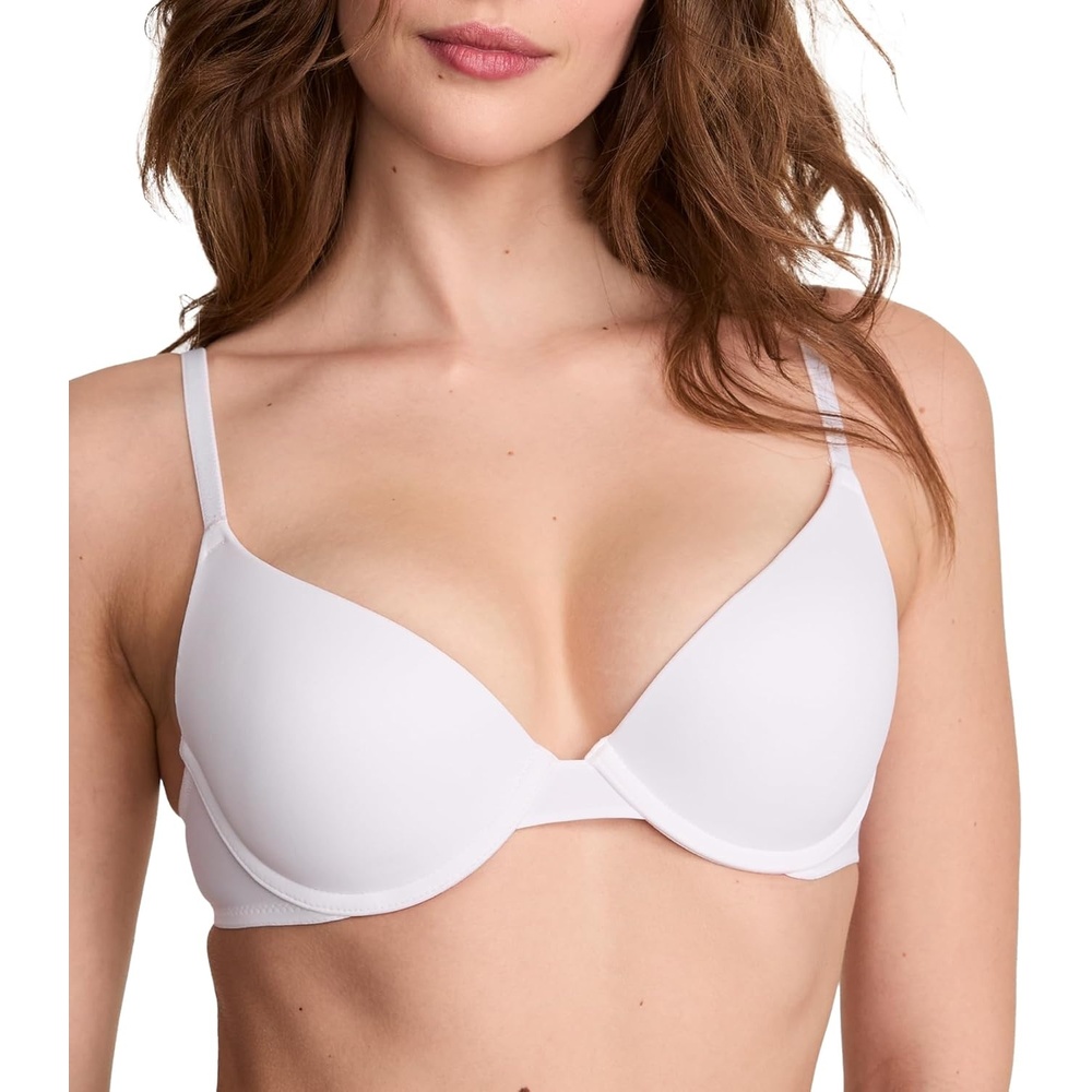 image:imageVictorias Secret Womens Pink Wear Everywhere Push Up Bra Bras for WomenOptic White