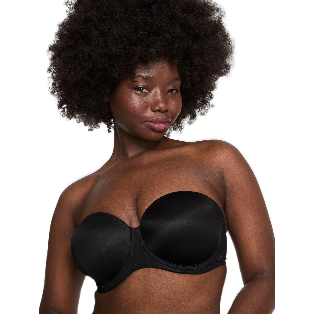image:imageVictorias Secret Womens Pink Wear Everywhere Push Up Strapless Bra Bras for WomenNew Look Black