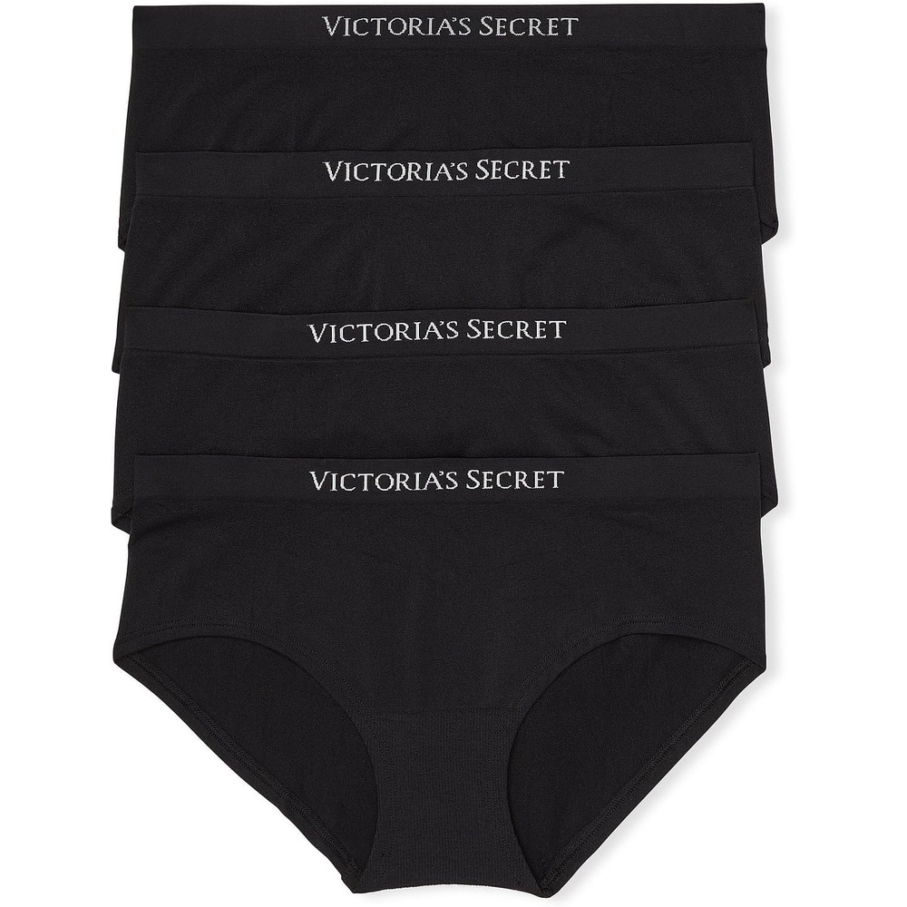 image:imageVictorias Secret Womens Seamless Hipster Underwear Moderate Coverage Panties for Women Multi Pack XSXXLBlack