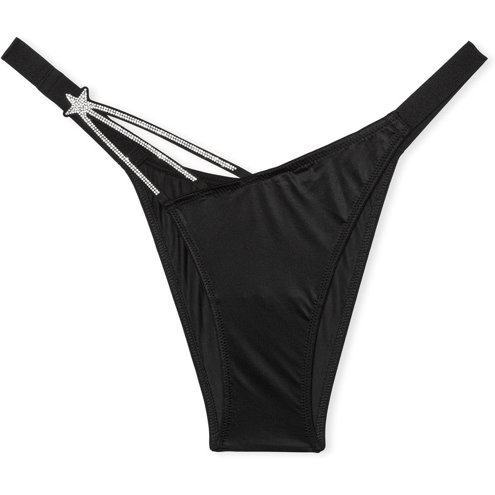 image:imageVictorias Secret Womens Very Sexy Shine Strap Brazilian Underwear Moderate Coverage Panties for Women XSXXLBlack Star