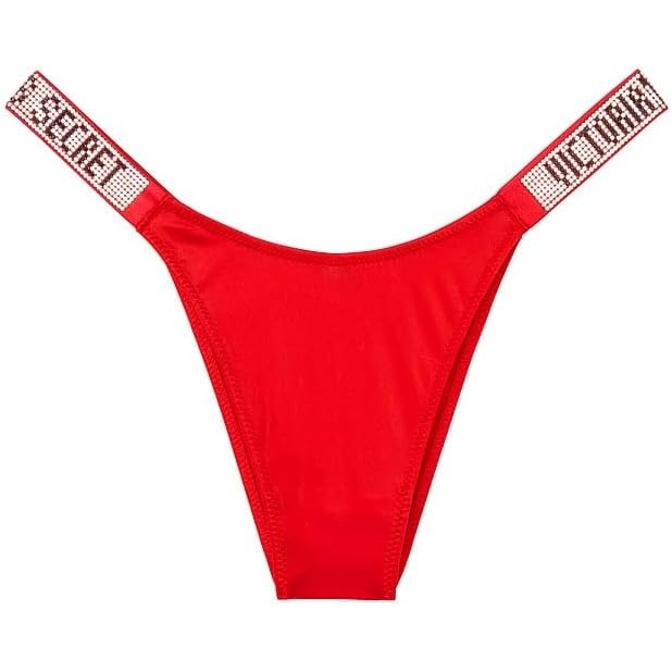 image:imageVictorias Secret Womens Very Sexy Shine Strap Brazilian Underwear Moderate Coverage Panties for Women XSXXLLipstick Smooth