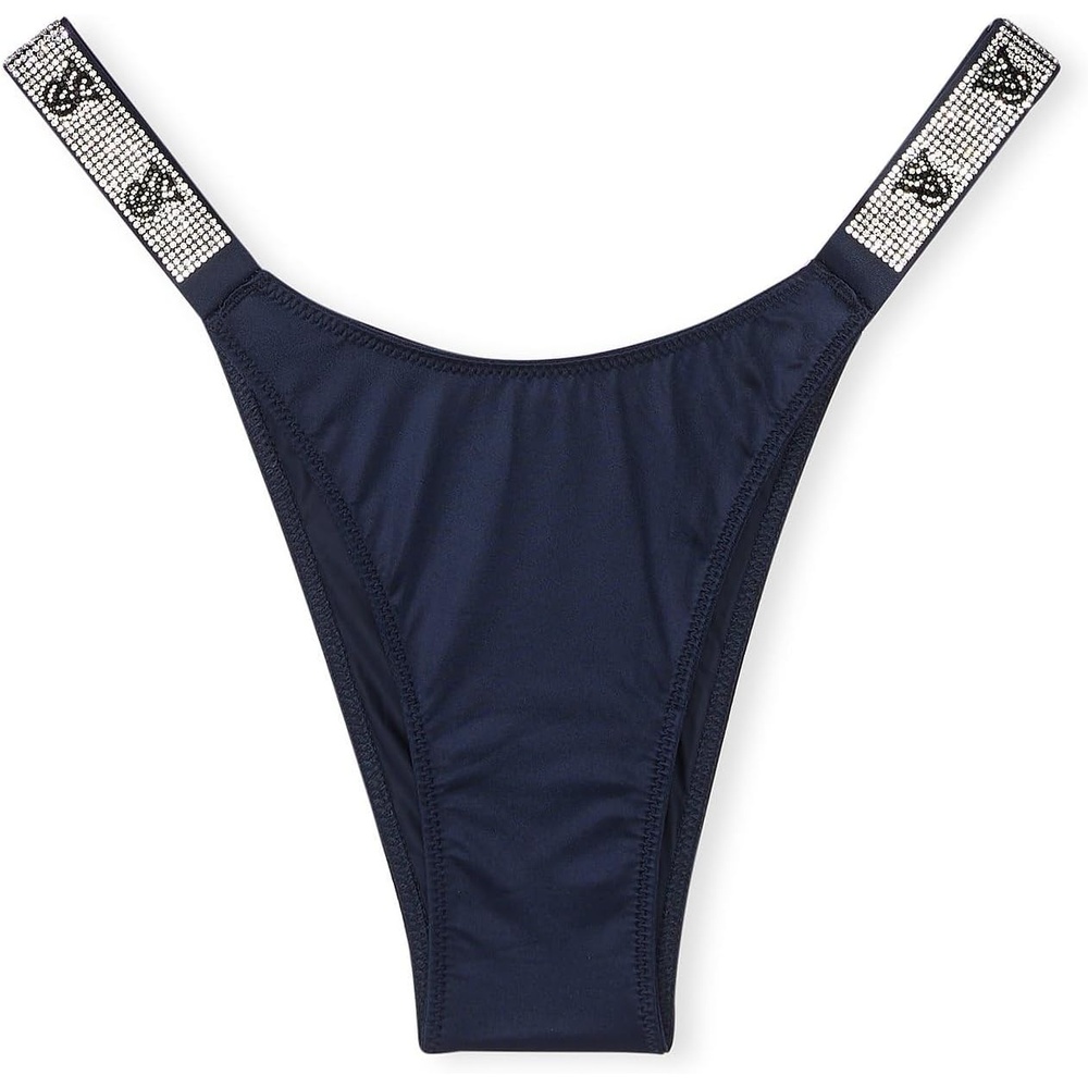 image:imageVictorias Secret Womens Very Sexy Shine Strap Brazilian Underwear Moderate Coverage Panties for Women XSXXLNoir Navy