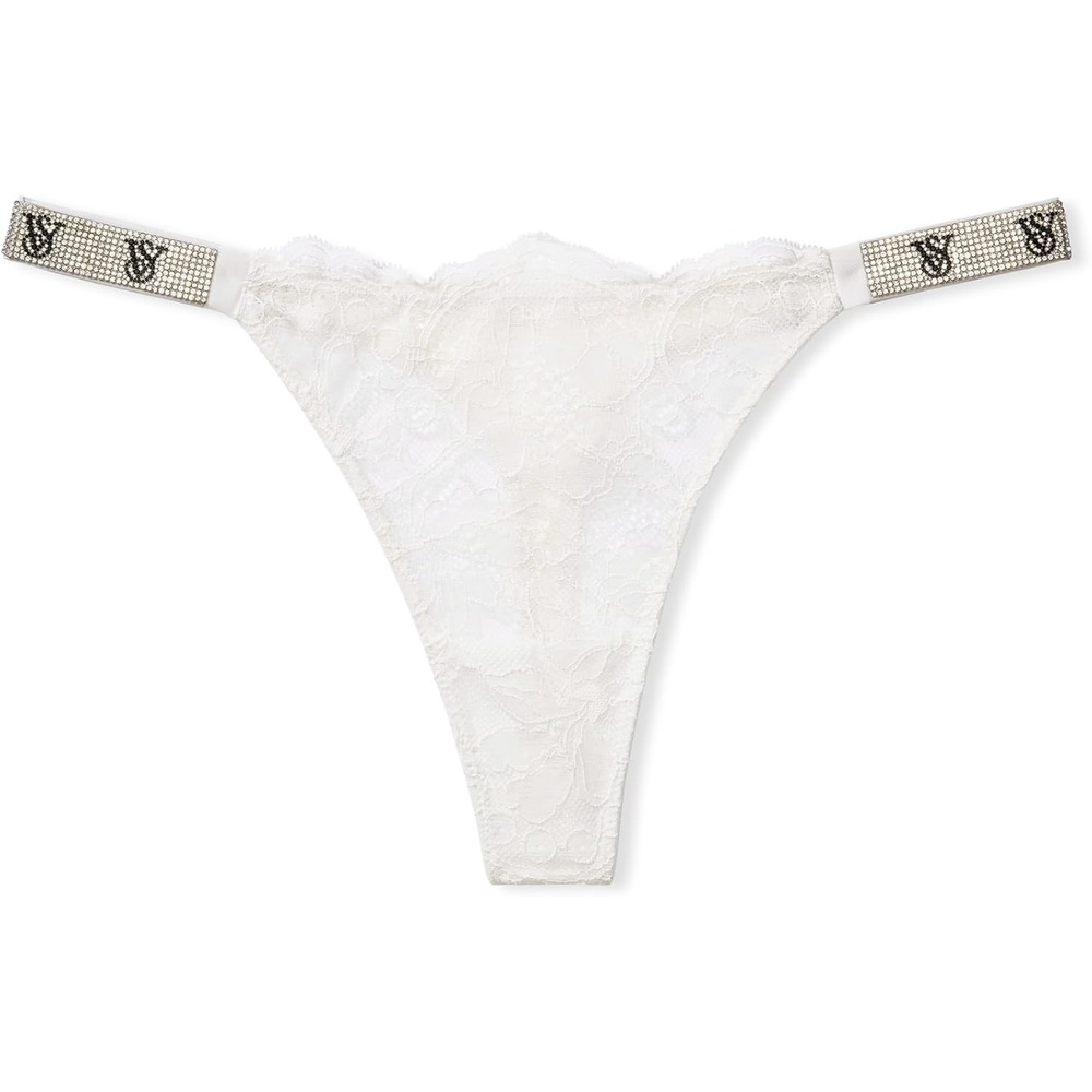 image:imageVictorias Secret Womens Very Sexy Shine Strap Thong Underwear Panties for Women XSXXLCoconut White