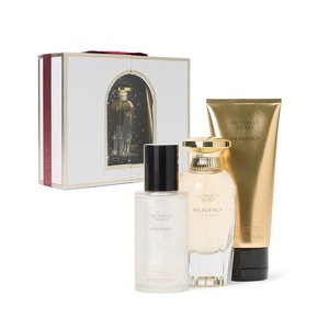 Victoria’s Secret Bare 3 Piece Luxe Fragrance Gift Set: 1.7 oz. Eau de Parfum, Travel Lotion & Shimmer Mist(Heavenly)