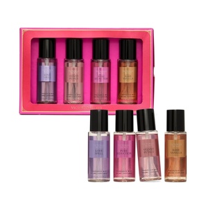 Victoria’s Secret Fragrance Mist Collection 4 Piece Shimmer Mini Gift Set, Assorted Scents(Assorted Mist)