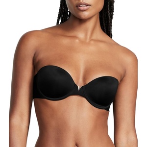 Victoria’s Secret Illusions Lightly Lined Smooth Strapless Bra(Black)