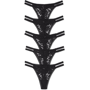 Victoria’s Secret PINK Women’s Lace Thong Underwear, Panties for Women, Multi Pack (XS-XXL)(Gen Bundle C001 Gen Nc01 02a1)