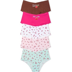 Victoria’s Secret PINK Women’s No Show Cheeky Underwear, Panties for Women (XS-XL)(Berry Pack)