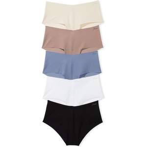 Victoria’s Secret PINK Women’s No Show Cheeky Underwear, Panties for Women (XS-XL)(Spring Basic Pack)