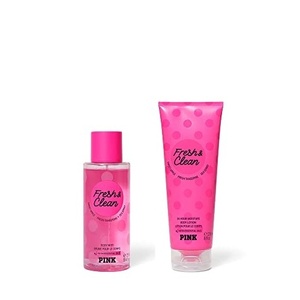 Victoria’s Secret Pink Vanilla & Dreamy Mist & Lotion Set(Fresh and Clean)