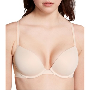 Victoria’s Secret Pink Wear Everywhere Super Push Up Bra(Marzipan)