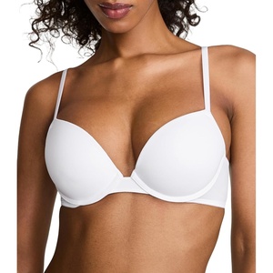 Victoria’s Secret Pink Wear Everywhere Super Push Up Bra(Vs White)