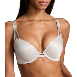 Victoria’s Secret Shine Strap Push Up Bra, Bras for Women (32A-38DDD)(Delfin Grey)