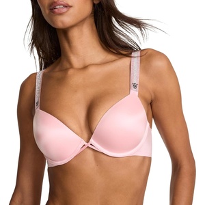 Victoria’s Secret Shine Strap Push Up Bra, Bras for Women (32A-38DDD)(Pretty Blossom Iconic Stripe)
