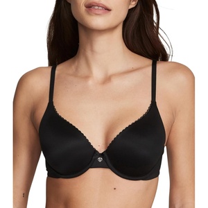 Victoria’s Secret Women’s Body By Victoria Full Coverage Lightly Lined T-Shirt Bra, Bras for Women (32B-40DDD)(Black Smooth)