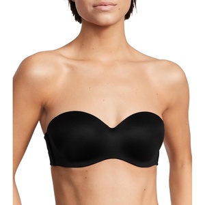 Victoria’s Secret Women’s Body By Victoria Lightly Lined Strapless Bra, Bras for Women (32A-38DDD)(Black Smooth)