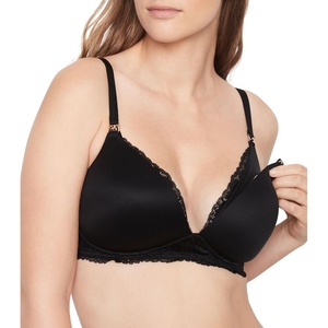 Victoria’s Secret Women’s Body by Victoria Lightly Lined Wireless Nursing Bra, Bras for Women (32D-38DDD)(Black)