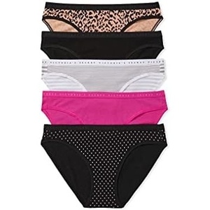 Victoria’s Secret Women’s Cotton Bikini Underwear, Moderate Coverage Panties for Women, Multi Pack (XS-XXL)(5 Pack Multi Color)