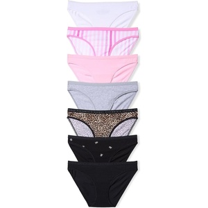 Victoria’s Secret Women’s Cotton Bikini Underwear, Moderate Coverage Panties for Women, Multi Pack (XS-XXL)(Leopard Pack)