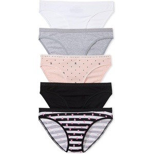 Victoria’s Secret Women’s Cotton Bikini Underwear, Moderate Coverage Panties for Women, Multi Pack (XS-XXL)(New Neutrals Mix)