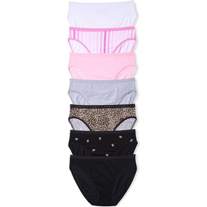 Victoria’s Secret Women’s Cotton Brief Underwear, Full Coverage Panties for Women, Multi Pack (XS-XXL)(Leopard Pack)