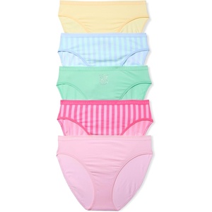 Victoria’s Secret Women’s Cotton Brief Underwear, Full Coverage Panties for Women, Multi Pack (XS-XXL)(Solids & Stripes)