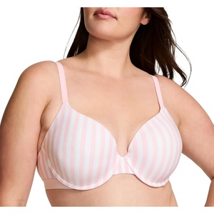 Victoria’s Secret Women’s Full Coverage Lightly Lined T-Shirt Bra, Bras for Women (32B-38DDD)(Iconic Stripe)