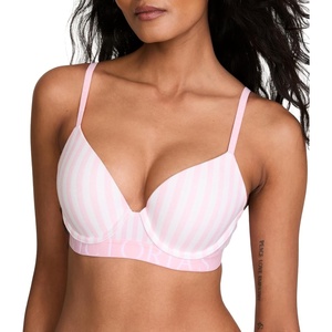Victoria’s Secret Women’s Full Coverage Push Up Bra, Bras for Women (32A-38DDD)(Pretty Blossom Stripes)