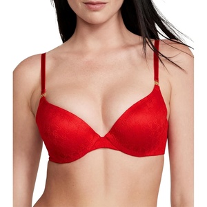 Victoria’s Secret Women’s Icon Push Up Bra, Bras for Women (32A-38DDD)(Lipstick)