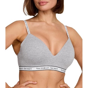 Victoria’s Secret Women’s Lightly Lined Wireless T-Shirt Bra, Bras for Women (32A-38DDD)(Medium Heather Gray)