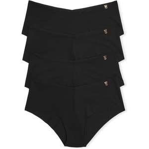 Victoria’s Secret Women’s No Show Cheeky Underwear, Minimal Coverage Panties for Women, Multi Pack (XS-XXL)(Black)