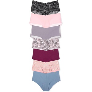 Victoria’s Secret Women’s No Show Cheeky Underwear, Minimal Coverage Panties for Women, Multi Pack (XS-XXL)(Cheetah & Butterfly Mix)