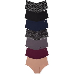 Victoria’s Secret Women’s No Show Cheeky Underwear, Minimal Coverage Panties for Women, Multi Pack (XS-XXL)(Neutrals Mix)