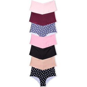 Victoria’s Secret Women’s No Show Cheeky Underwear, Minimal Coverage Panties for Women, Multi Pack (XS-XXL)(Solid & Dot Pack)