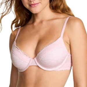 Victoria’s Secret Women’s Pink Wear Everywhere Lightly Lined T-Shirt Bra, Bras for Women (32A-38DD)(Hot Pink Petal Silver)