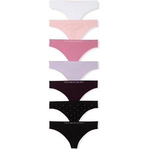 Victoria’s Secret Women’s Seamless Thong Underwear, Panties for Women, Multi Pack (XS-XXL)(Pastel Mix)