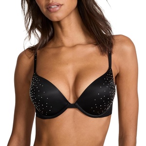 Victoria’s Secret Women’s Very Sexy Bombshell Adds-2-Cups Push Up Bra, Bras for Women (32A-38DDD)(Black Diamante)
