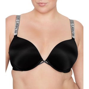 Victoria’s Secret Women’s Very Sexy Bombshell Adds-2-Cups Push Up Bra, Bras for Women (32A-38DDD)(Black Shine)