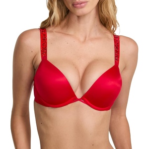 Victoria’s Secret Women’s Very Sexy Bombshell Adds-2-Cups Push Up Bra, Bras for Women (32A-38DDD)(Lipstick Red)