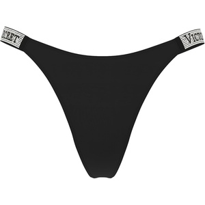 Victoria’s Secret Women’s Very Sexy Shine Strap Thong Underwear, Panties for Women (XS-XXL)(Black)
